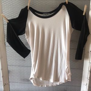 DON’T ASK WHY three quarter sleeve baseball tee